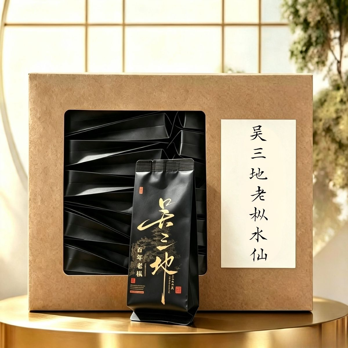 Wu San Di Hua Xiang Gao Cong Shui Xian | Wuyi Rock Oolong — Light-Medium Roast, Floral & Water-Sweet