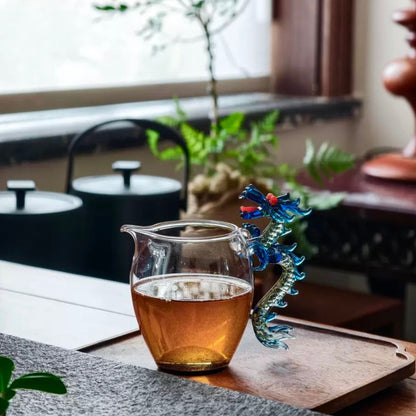 Dragon Handle Tea Pitcher – Starry Base, 260 ml