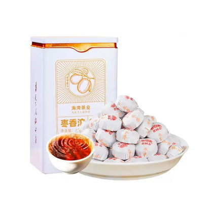 2017 Menghai Jujube-Aroma Ripened Pu-erh Tuo Tea 450g Canister • Buds & Tips • Kunming Dry Storage