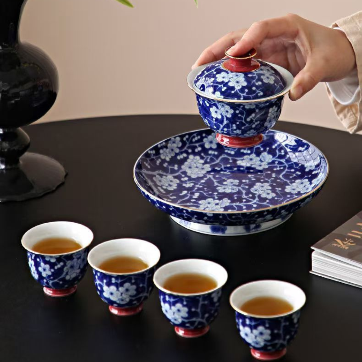 Blue Ice Plum Blossom Jingdezhen Ceramic Teaware