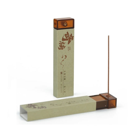 As Seen in a Qifu Tea Video: Natural Incense Sticks with Holder, 5g Tube