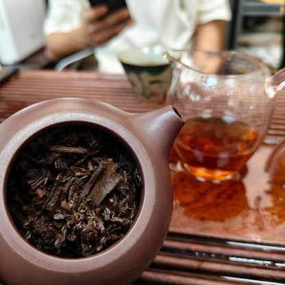 2003 Aged Bamboo Tube Sheng Pu-erh — Sweet, Plum-Noted & Herbaceous (500g)