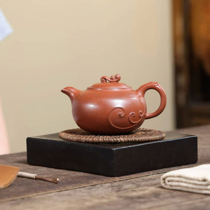 Chengfeng Polang Yixing Teapot — Handcrafted Jiangpo Clay, 220ml | Gift Set