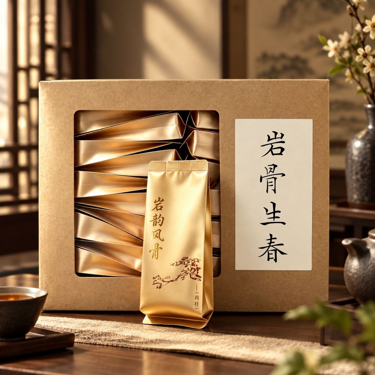 Yan Gu Sheng Chun | Wuyi Rock Oolong — Light-Medium Roast, Floral & Fruity with Gentle Rock Character (50g / 250g / 500g)