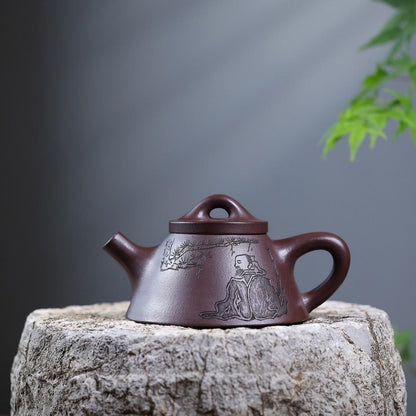 Ba Wang Piao Yixing Teapot | Premium Di Cao Qing Zisha Clay | Handcrafted 240ml