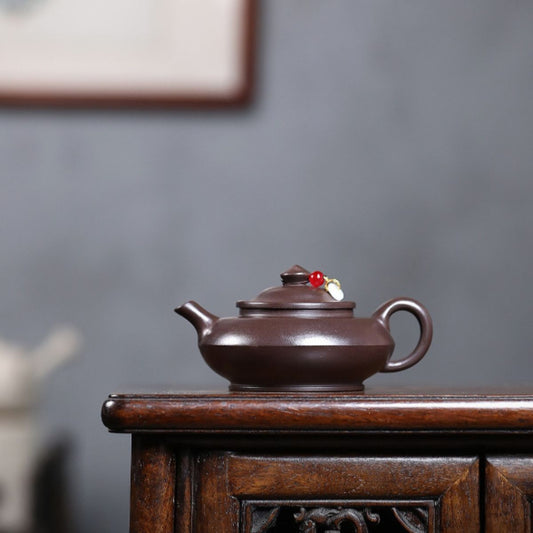 Semi Handmaded "Chilongxue" Clay "Hehuan" Teapot  190ml