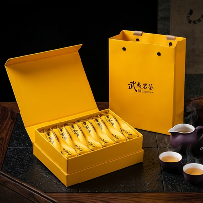 Wuyi Hu Xiao Yan Rou Gui Rock Oolong Tea – Premium Gift Box (8g × 12 Sachets)