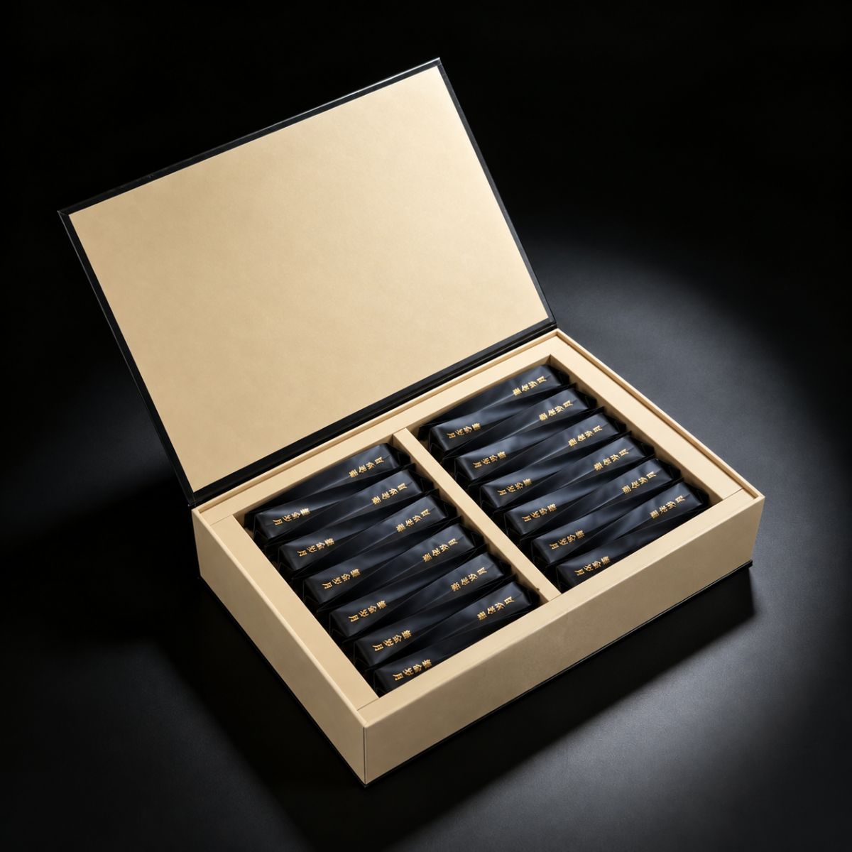 Gilded Years Wuyi Cinnamon Rock Oolong Tea Gift Box | 24 Sachets