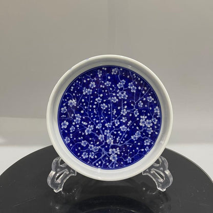Jingdezhen Wood-Fired Blue & White Ice Plum Glaze Gongfu Tea Set – Collector’s Edition | 5-Piece