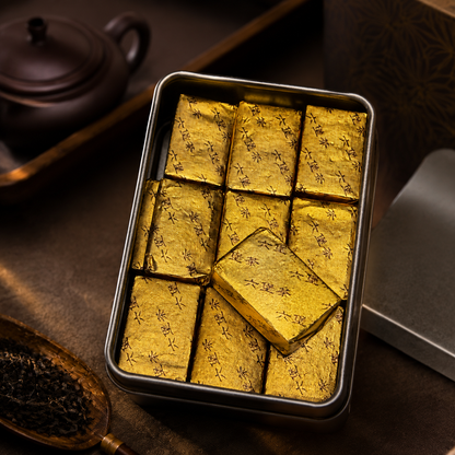 Cha Yuan Ji Liu Bao Mini Gold Brick 2015 | Aged 10+ Years | Rich, Silky & Deeply Mellow