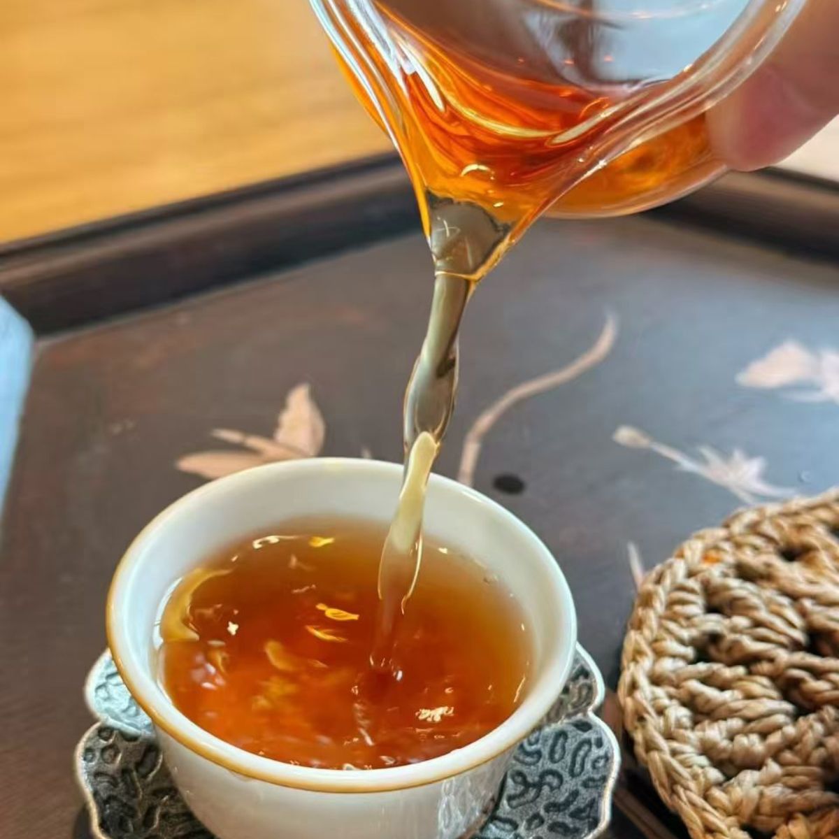 Huangjin Wanliang Gold Award Rougui | Wuyi Half-Rock Oolong | Peach & Honey Fruit Aroma