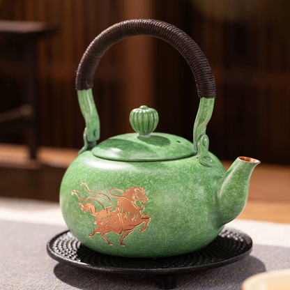 Chun Feng De Yi Copper Teapot Gift Set – Poetic Tea Ware Collection