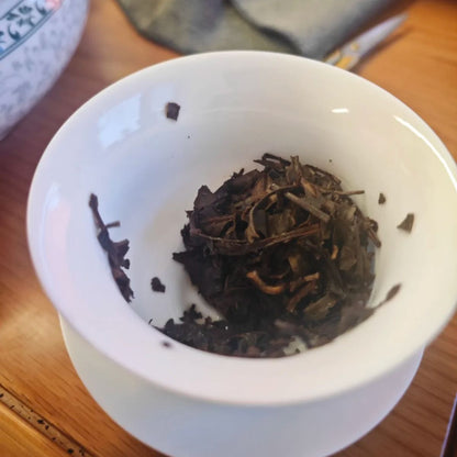 Chen Pi White Tea Mini Cake | Aged Citrus Peel & Fujian White Tea Blend