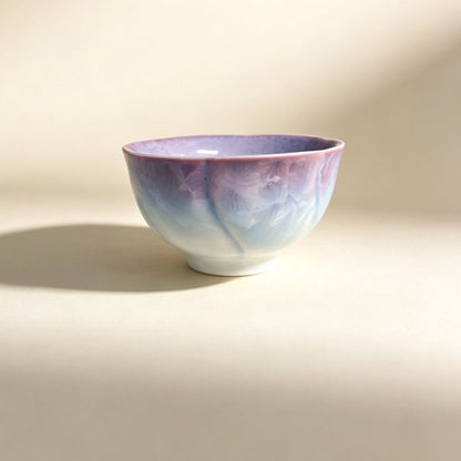 Purple Gradient Crystal Glaze Master Cup – 40ml Gongfu Tea Tasting Cup