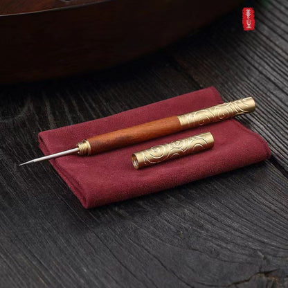 Jingu Bang Pu-erh Tea Knife & Needle – Dual-Ended