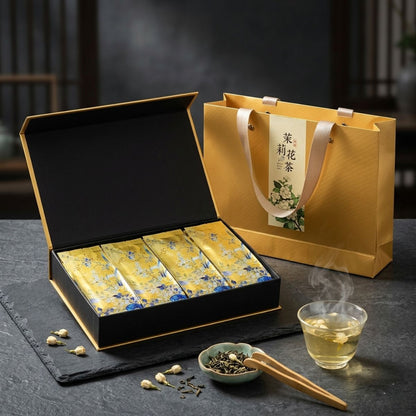 Premium Lan Xue Jasmine Green Tea Gift Box – 8 Sachets × 7g | Jasmine & Magnolia Blended