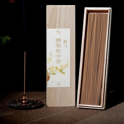 Puyun | Goose Pear & Agarwood Natural Incense Sticks | Intangible Cultural Heritage | 50g / 21cm