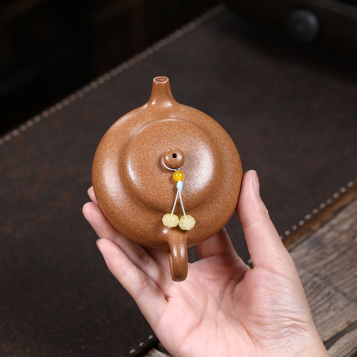 Bianyu Zisha Teapot – Kuihuang Zhuni Clay, 120ml