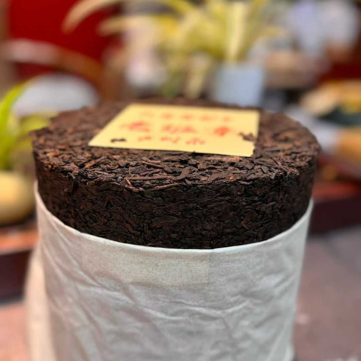 Lao Banzhang Ancient Tree Shou Puerh Tea Pillar 2002 - 3kg Kunming Dry Storage