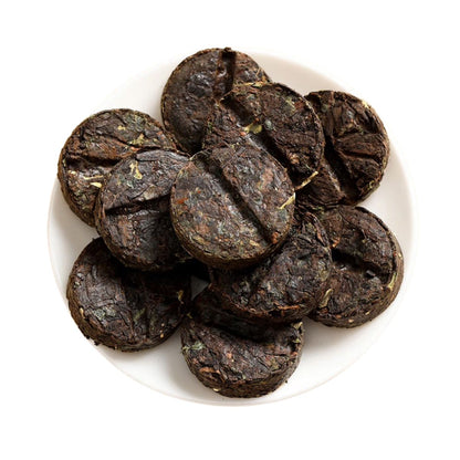 Organic Mini Pu'er Tuocha (250g) with Natural Sticky Rice Aroma – Fragrant & Smooth