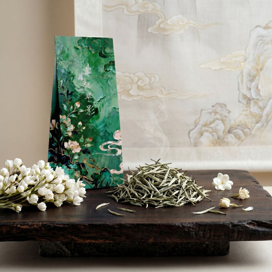 Seven-Scenting Jasmine Silver Needle Tea Gift Box| Qifu Teahouse
