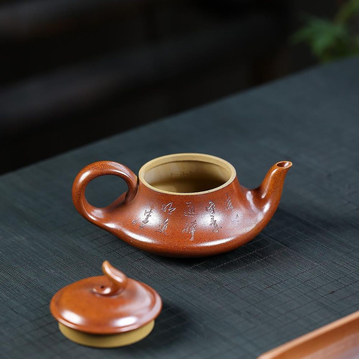 Yi Fan Feng Shun Yixing Teapot | Duan Ni Fire-Cloud Zisha Clay | Handcrafted 170ml