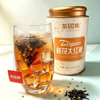 Osmanthus Da Hong Pao Flavored Tea Bags – 20 Sachets × 2.5g | Cold & Hot Brew