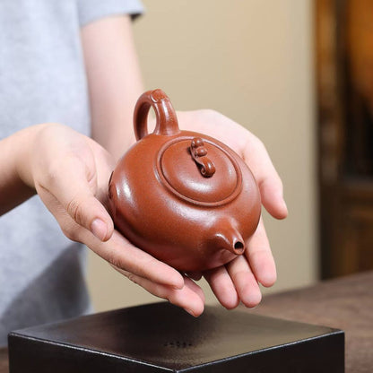Chengfeng Polang Yixing Teapot — Handcrafted Jiangpo Clay, 220ml | Gift Set