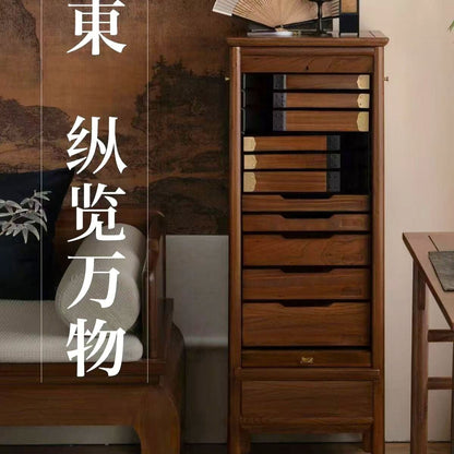 Treasure Rotary Cabinet – Ultimate Storage for Tea Ware, Collectibles & Jewelry