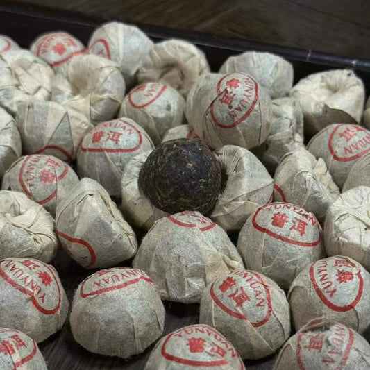 2001 Baozang Mini Tuo Cha Raw Pu-erh | Honey-Sweet Aged Sheng Cha