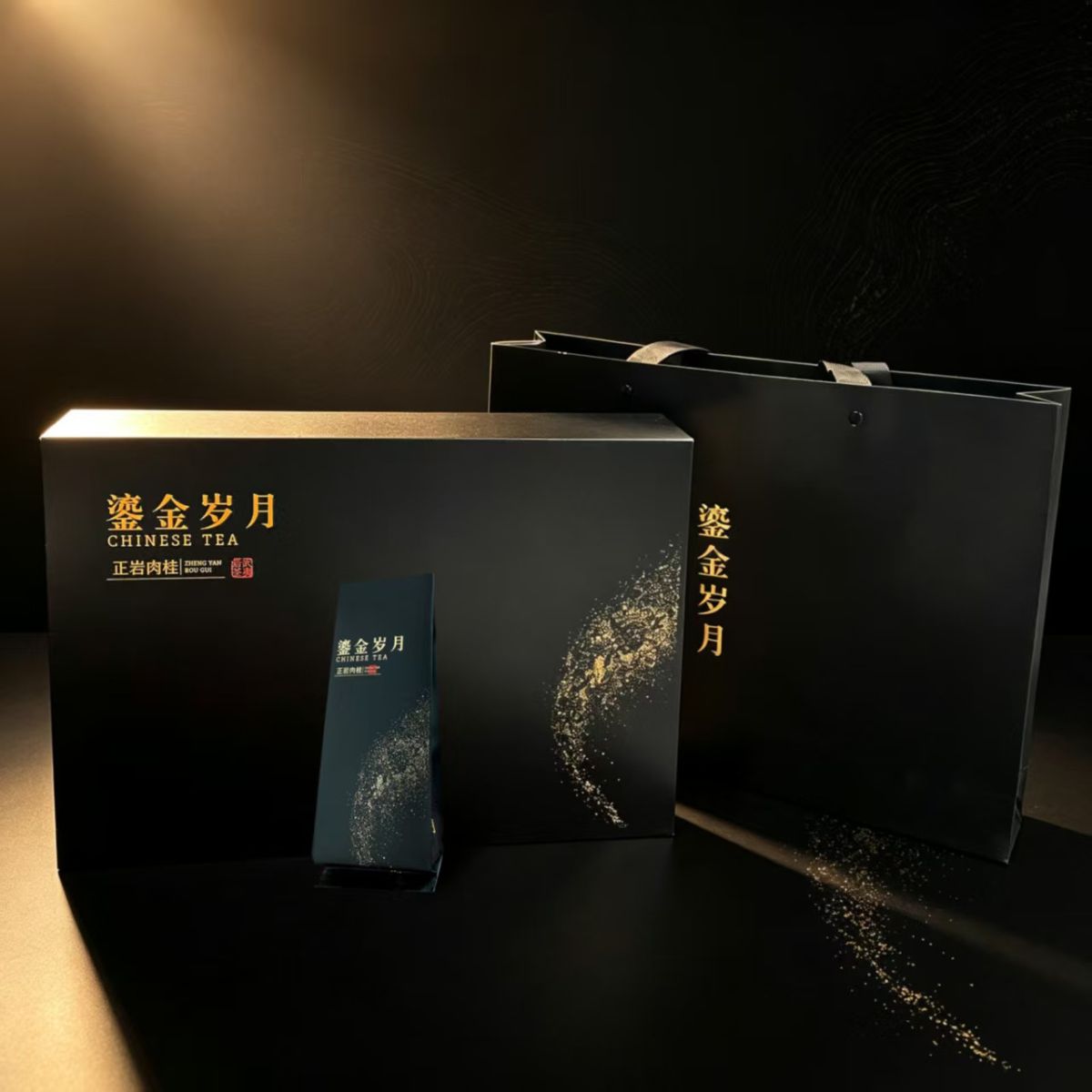 Gilded Years Wuyi Cinnamon Rock Oolong Tea Gift Box | 24 Sachets