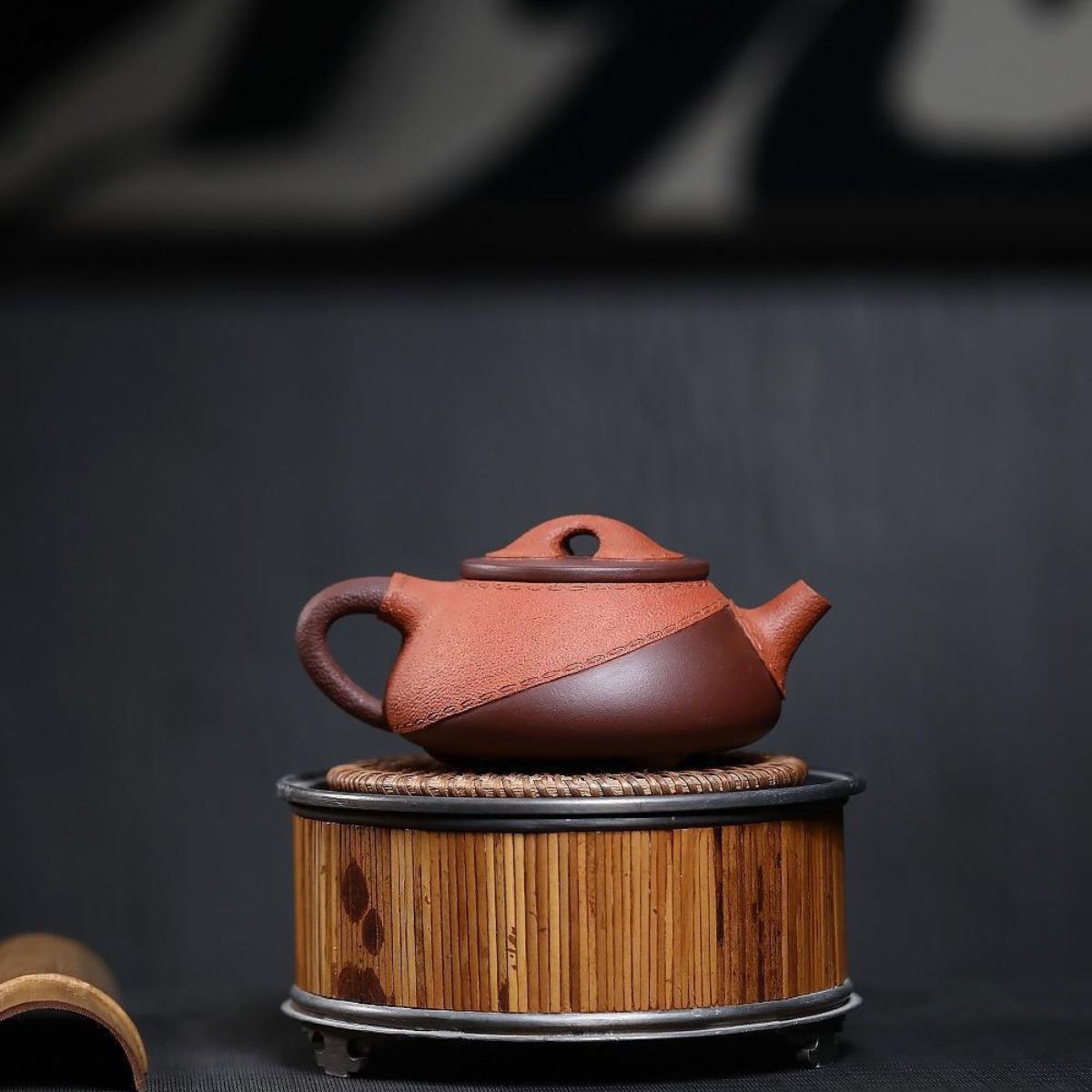 Pi Ge Shi Piao Yixing Teapot | Raw Zi Ni & Jiang Po Ni Dual Clay | Handcrafted 280ml