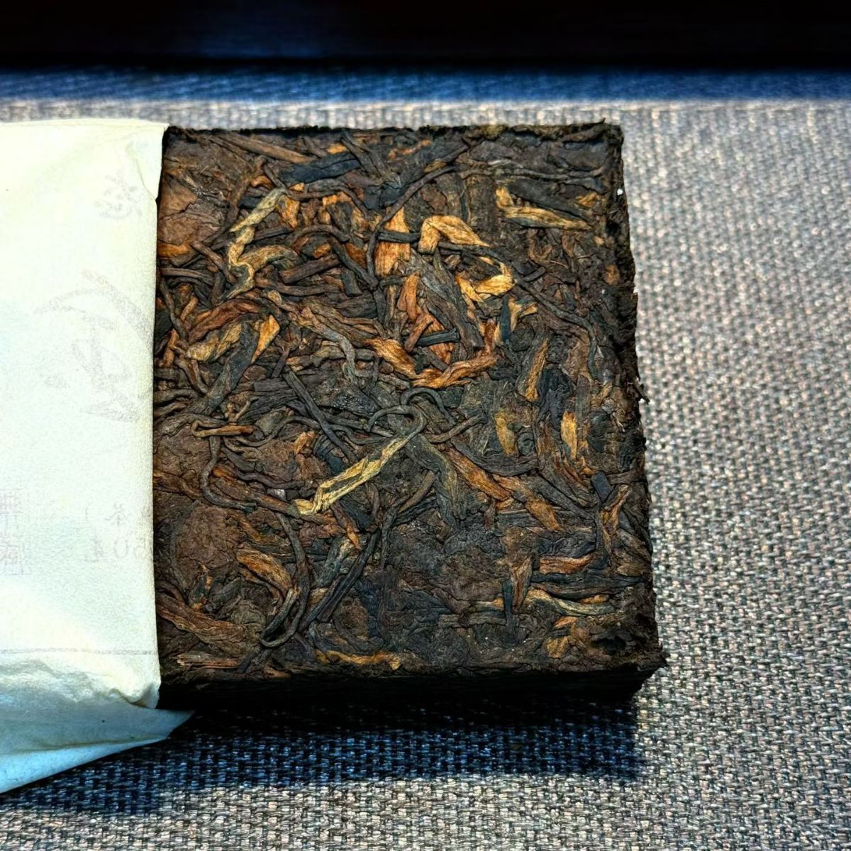 2015 Bulang "Golden Brick" Ripe Pu‑erh – 250g, Aged & Smooth