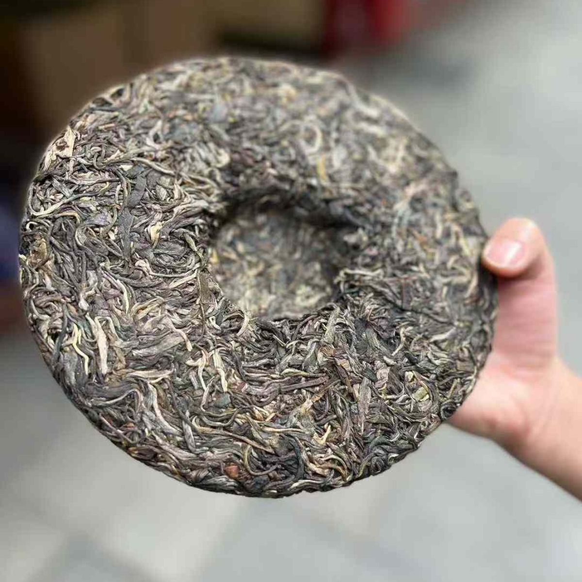 Gua Feng Zhai Ancient Tree Pure Material Sheng Puerh Tea Cake Spring 2015 - 357g