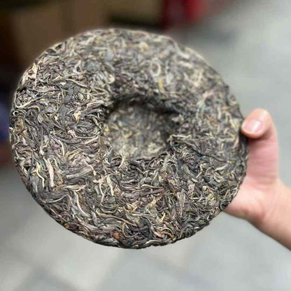 Gua Feng Zhai Ancient Tree Pure Material Sheng Puerh Tea Cake Spring 2015 - 357g