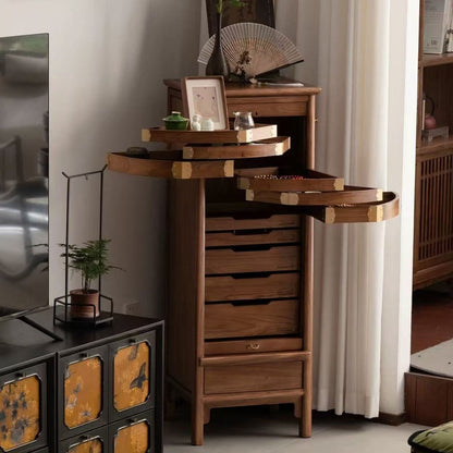Treasure Rotary Cabinet – Ultimate Storage for Tea Ware, Collectibles & Jewelry