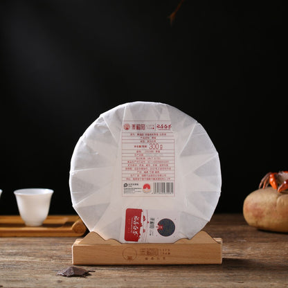 2019 Fuding Shou Mei Aged White Tea Cake | Bamboo Tray Sun-Dried | 300g Compressed