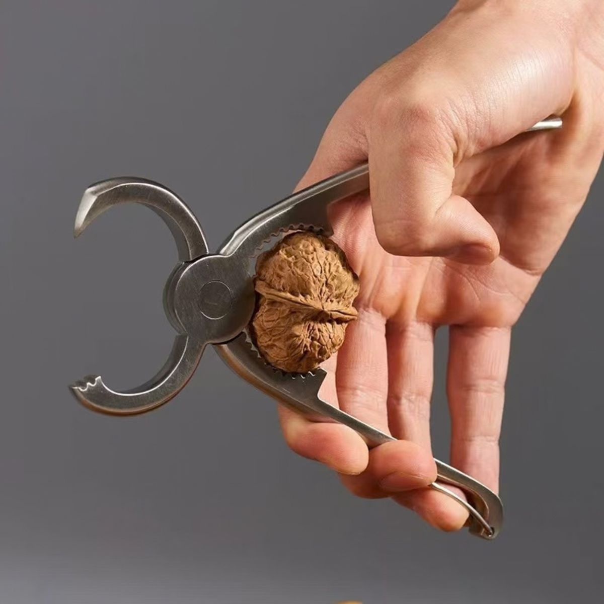 Premium Spring-Loaded Tea Tong - Dual-Purpose Pu-erh Cake Breaker & Nut Cracker