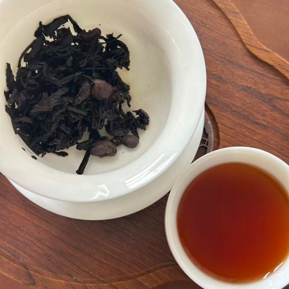 Coffee Pu-erh Mini Tea Cakes - Yunnan Aged Ripe Pu-erh with Arabica Coffee Beans