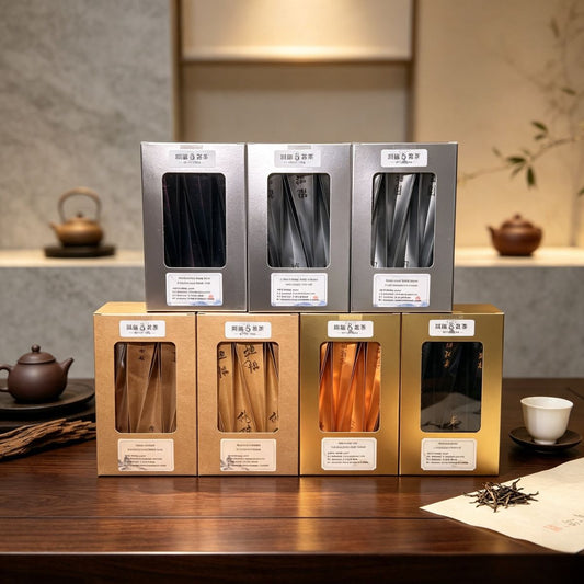 One Week of Wuyi Rock Tea— 7-Variety Yancha Gift Box | Set A (14 Servings) & Set B (42 Servings)