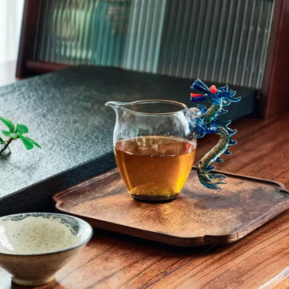 Dragon Handle Tea Pitcher – Starry Base, 260 ml