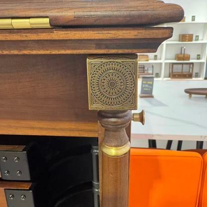 Luxury Treasure Rotary Cabinet – Ultimate Storage for Tea Ware, Collectibles & Jewelry