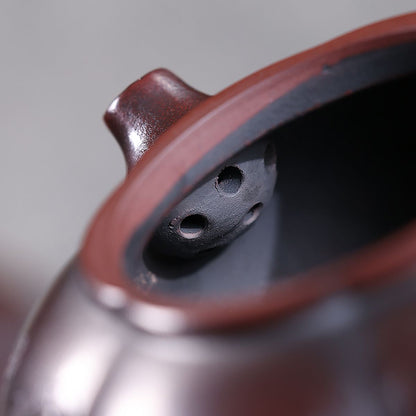 Mudan Hanjiang Yixing Teapot — Handcrafted Ancient Wuni Clay, 170ml