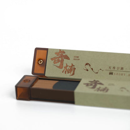As Seen in a Qifu Tea Video: Natural Incense Sticks with Holder, 5g Tube