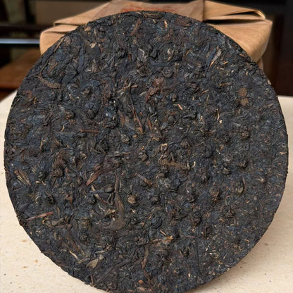 2003 Jingchang Hao Iron Cake Pu-erh (357g) | Ancient Tree Factory Sheng Pu-erh | Aged Reserve Collection | Smoky Aroma & Deep Returning Sweetness