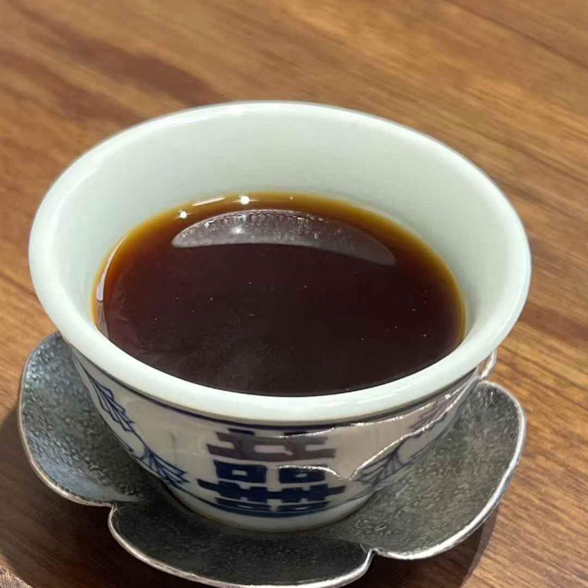 2003 CNNP Xiao Lv Yin (Small Green Mark) Ripe Pu-erh Cake 357g – Bulang Mountain