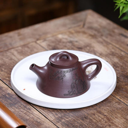 Ba Wang Piao Yixing Teapot | Premium Di Cao Qing Zisha Clay | Handcrafted 240ml