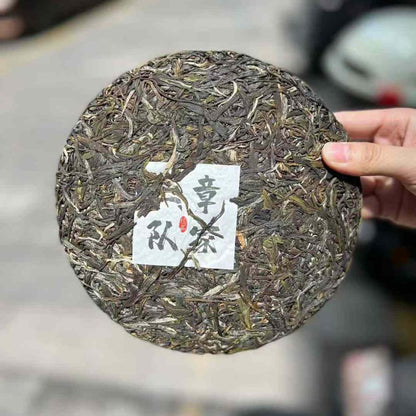 Zhangjia San Dui Ancient Tree Sheng Puerh Tea Cake 2021 - 357g "Little Banzhang"