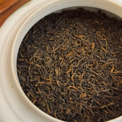2010 Menghai Sticky Rice Aroma Ripe Pu-erh Loose Leaf Tea – Iron Tin