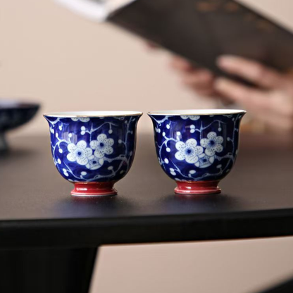 Blue Ice Plum Blossom Jingdezhen Ceramic Teaware
